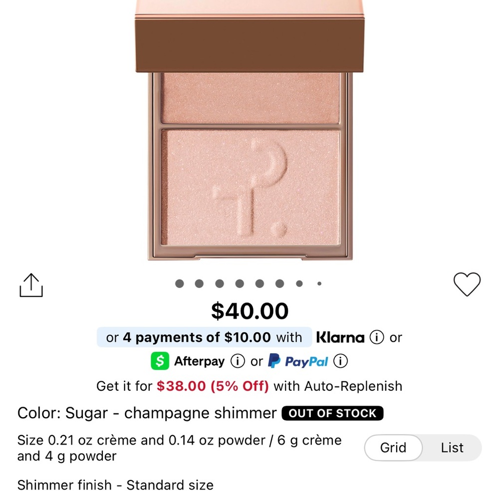 Patrick Ta Sugar Highlighter Palette